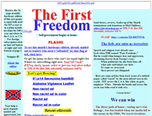 Tablet Screenshot of firstfreedom.net